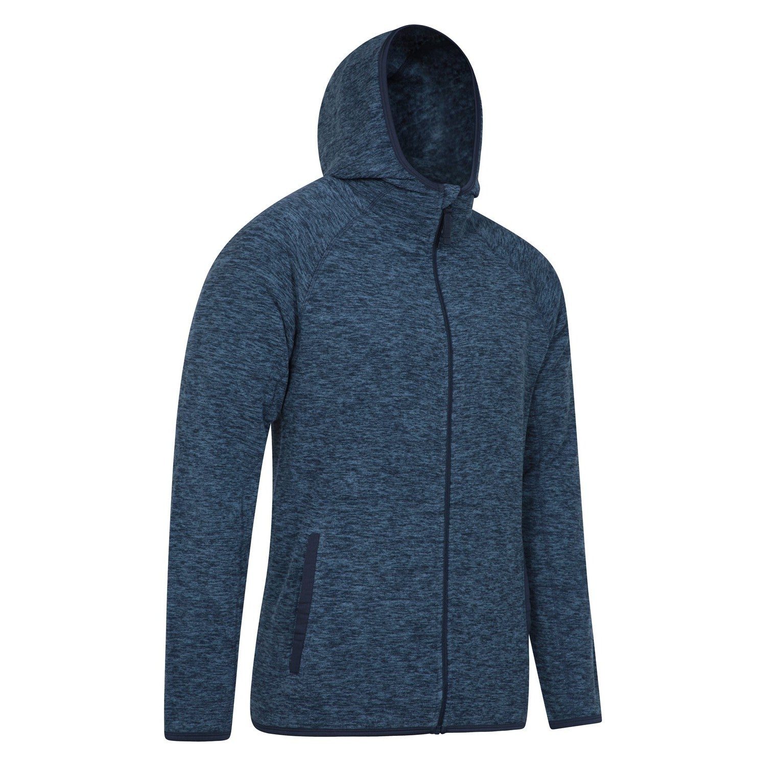 Blue - Side - Mountain Warehouse Mens Snowdon II Full Zip Hoodie