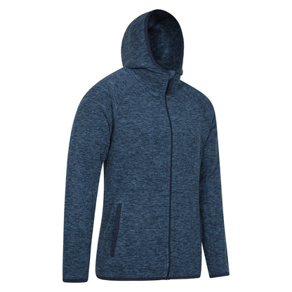 Blue - Side - Mountain Warehouse Mens Snowdon II Full Zip Hoodie