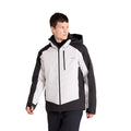 Black - Front - Animal Mens Energy Baffled Baffled Stitching Ski Jacket