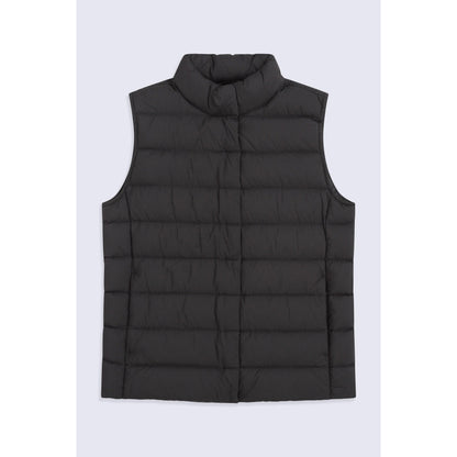 Black - Front - Animal Womens-Ladies Down Lightweight Gilet
