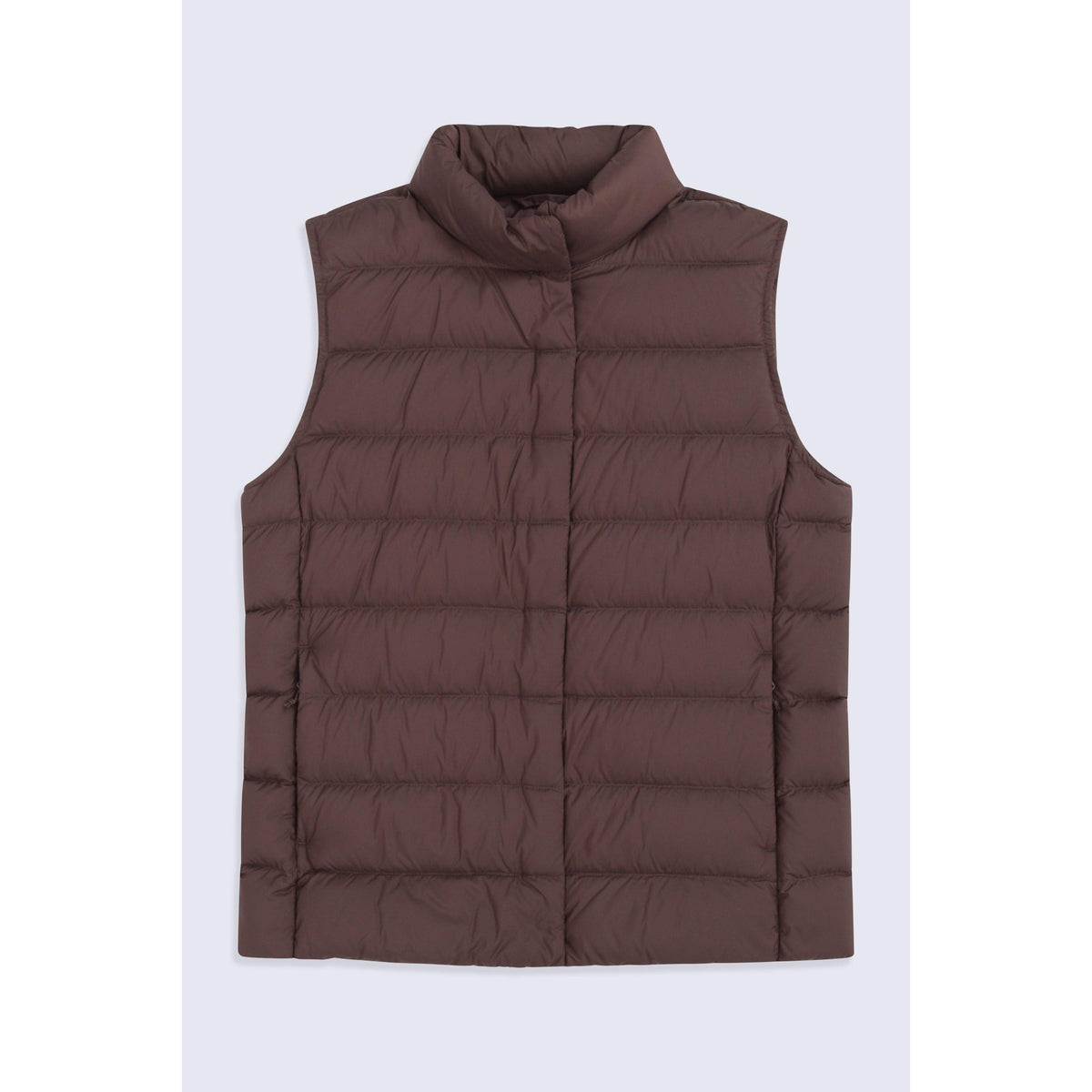 Brown - Front - Animal Womens-Ladies Down Lightweight Gilet