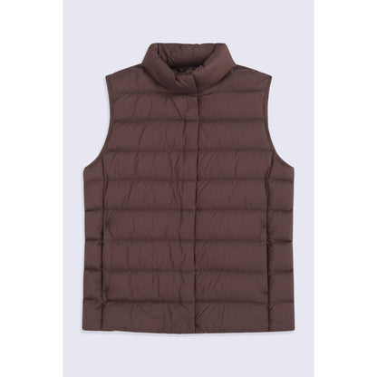 Brown - Front - Animal Womens-Ladies Down Lightweight Gilet