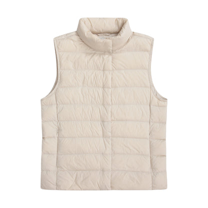 Beige - Front - Animal Womens-Ladies Down Lightweight Gilet