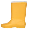 Mustard - Lifestyle - Mountain Warehouse Childrens-Kids Snow Lined Wellington Boots