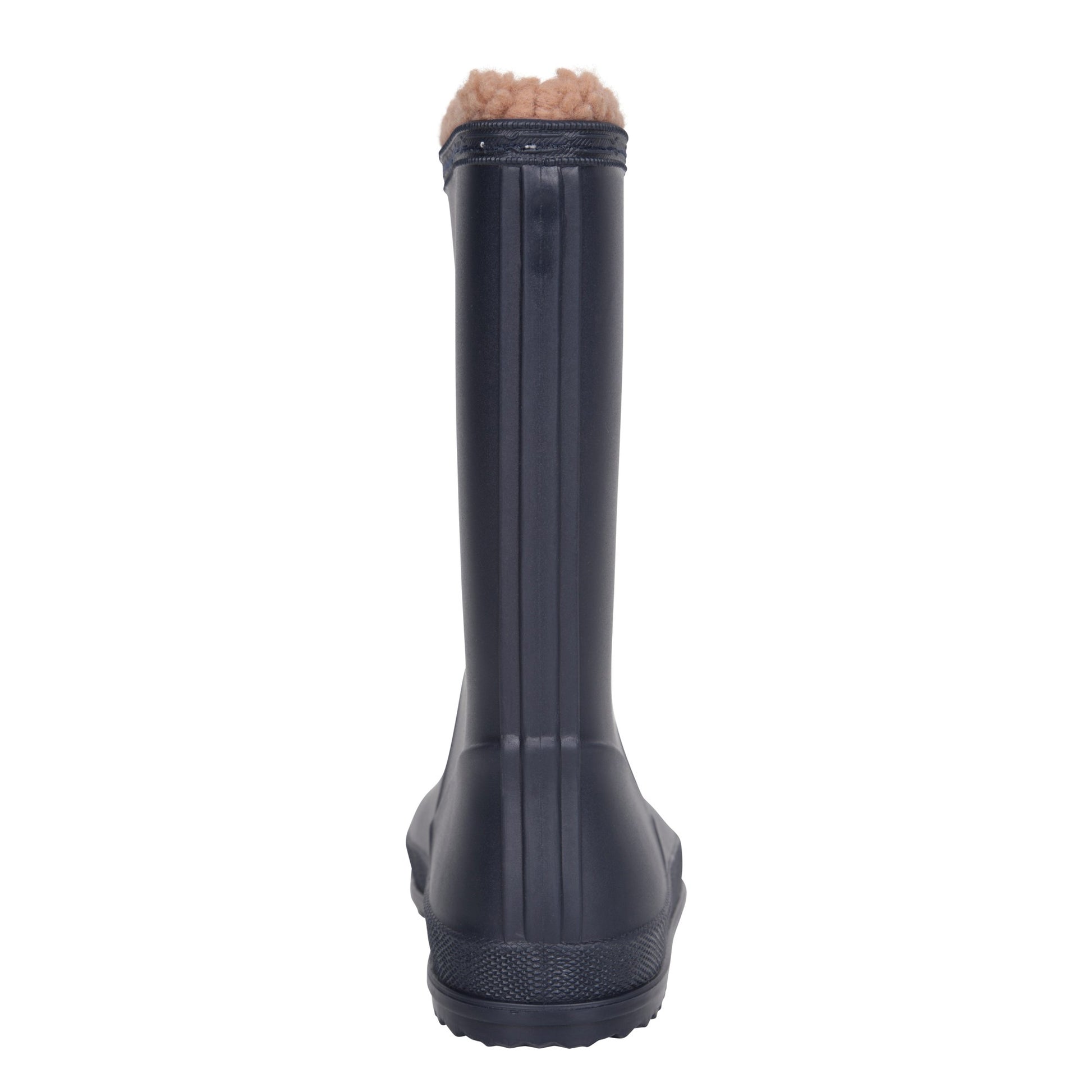Navy - Back - Mountain Warehouse Childrens-Kids Snow Lined Wellington Boots