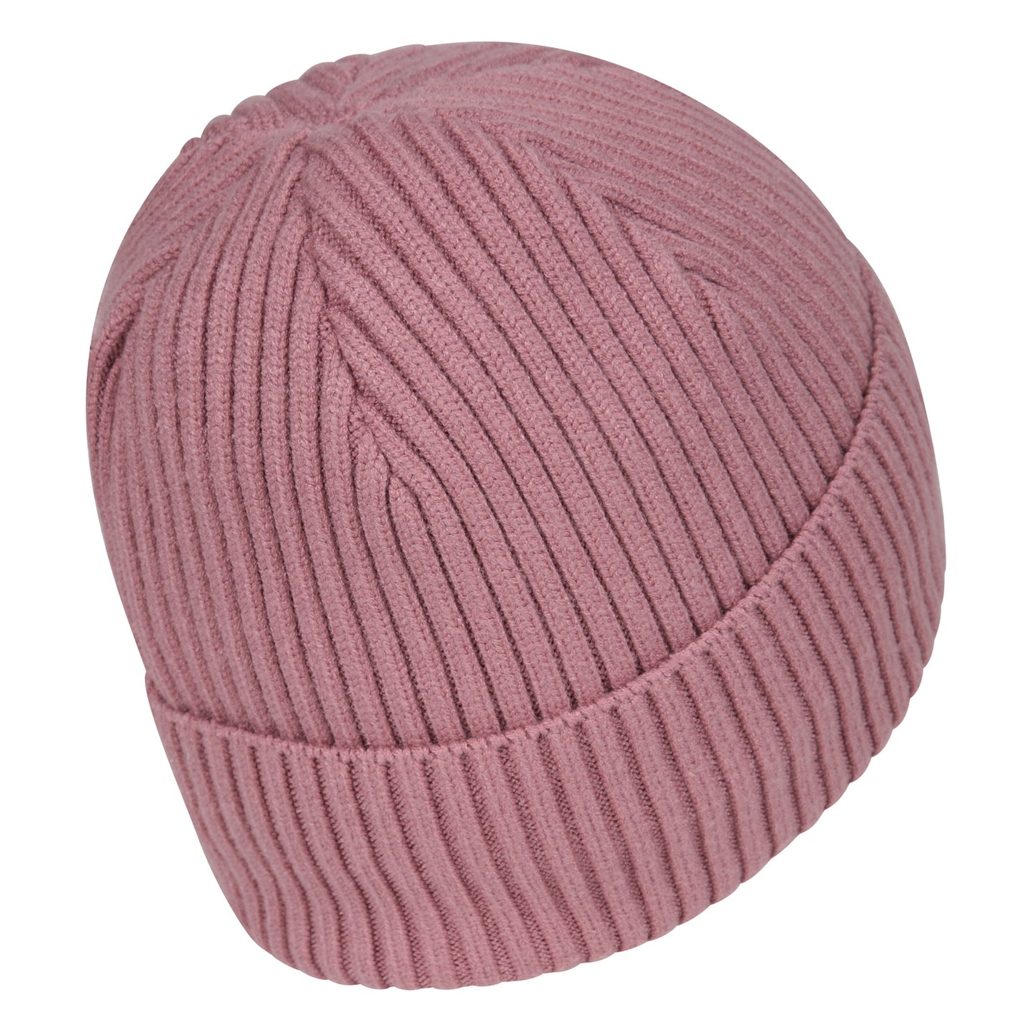 Pink - Back - Mountain Warehouse Womens-Ladies IsoTherm Ribbed Faux Fur Lined Beanie