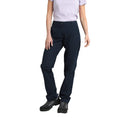 Navy - Pack Shot - Mountain Warehouse Womens-Ladies Coastal Stretch Long Length Trousers