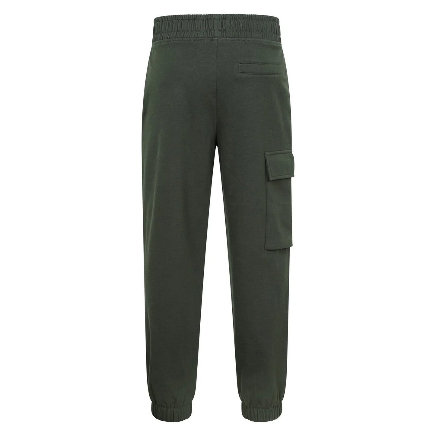 Khaki Green - Back - Mountain Warehouse Childrens-Kids Avery Brushed Back Jogging Bottoms