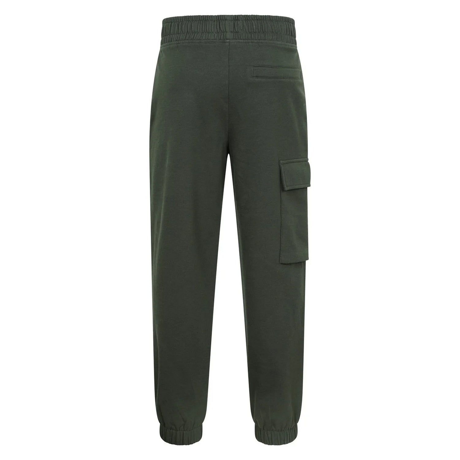Khaki Green - Back - Mountain Warehouse Childrens-Kids Avery Brushed Back Jogging Bottoms