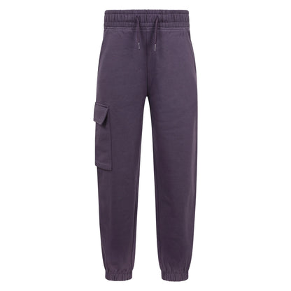 Berry - Front - Mountain Warehouse Childrens-Kids Avery Brushed Back Jogging Bottoms