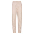Beige - Front - Mountain Warehouse Womens-Ladies Coastal Stretch Long Length Trousers