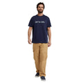Navy - Lifestyle - Animal Mens Leon Organic Relaxed Fit T-Shirt