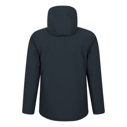 Navy - Back - Mountain Warehouse Mens Langdon Water Resistant Padded Parka