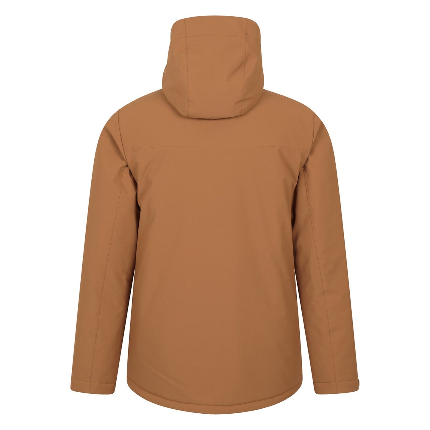 Tan - Back - Mountain Warehouse Mens Langdon Water Resistant Padded Parka