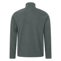 Khaki Green - Back - Mountain Warehouse Mens Raso Full Zip Fleece Top