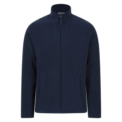 Navy - Front - Mountain Warehouse Mens Raso Full Zip Fleece Top