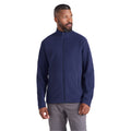 Navy - Side - Mountain Warehouse Mens Raso Full Zip Fleece Top