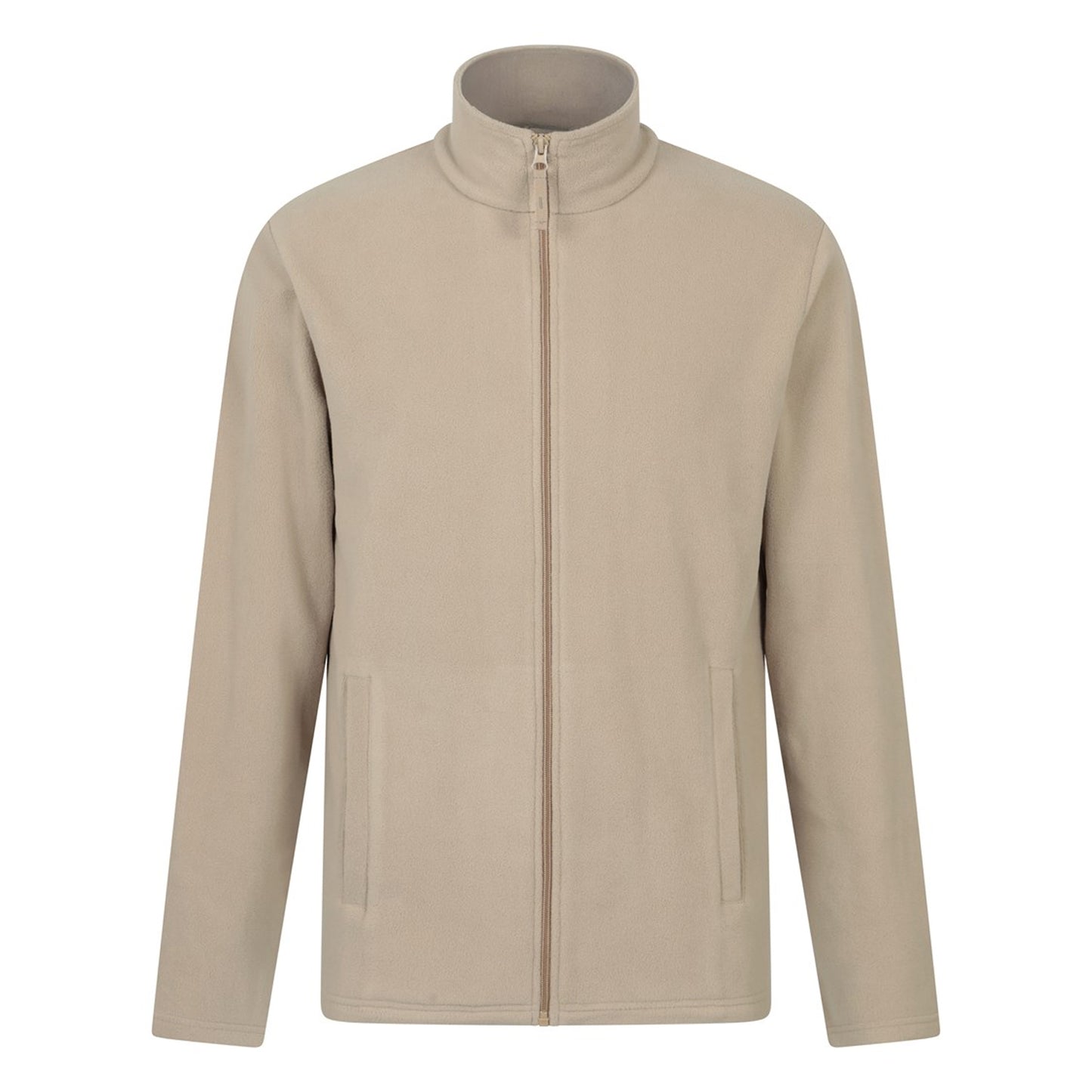 Off White - Front - Mountain Warehouse Mens Raso Full Zip Fleece Top