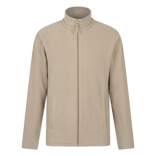 Off White - Front - Mountain Warehouse Mens Raso Full Zip Fleece Top