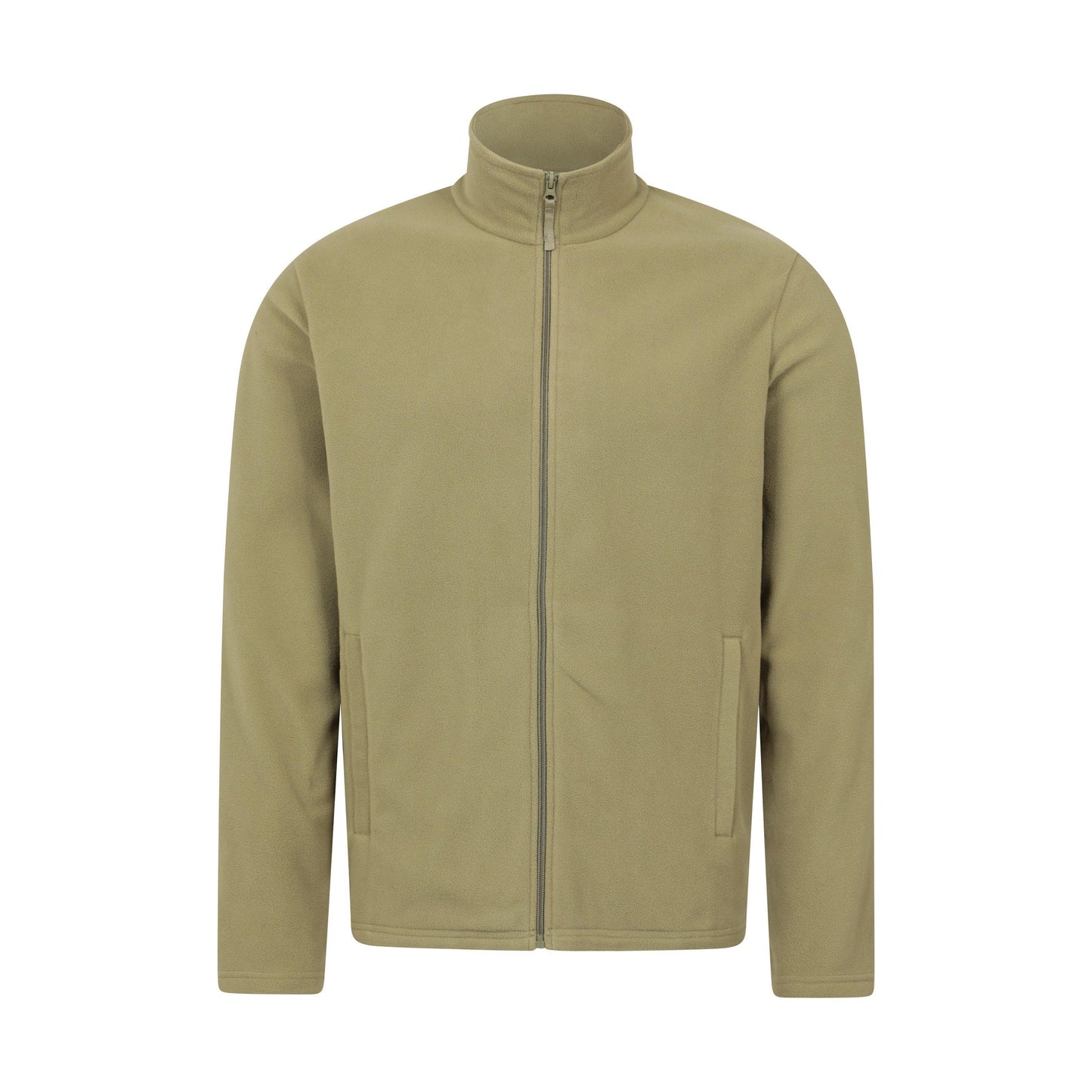 Green - Front - Mountain Warehouse Mens Raso Full Zip Fleece Top