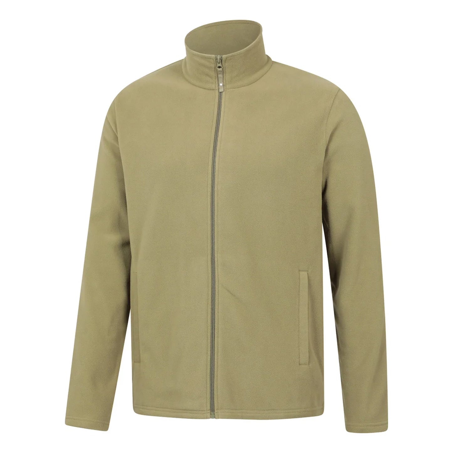 Green - Side - Mountain Warehouse Mens Raso Full Zip Fleece Top