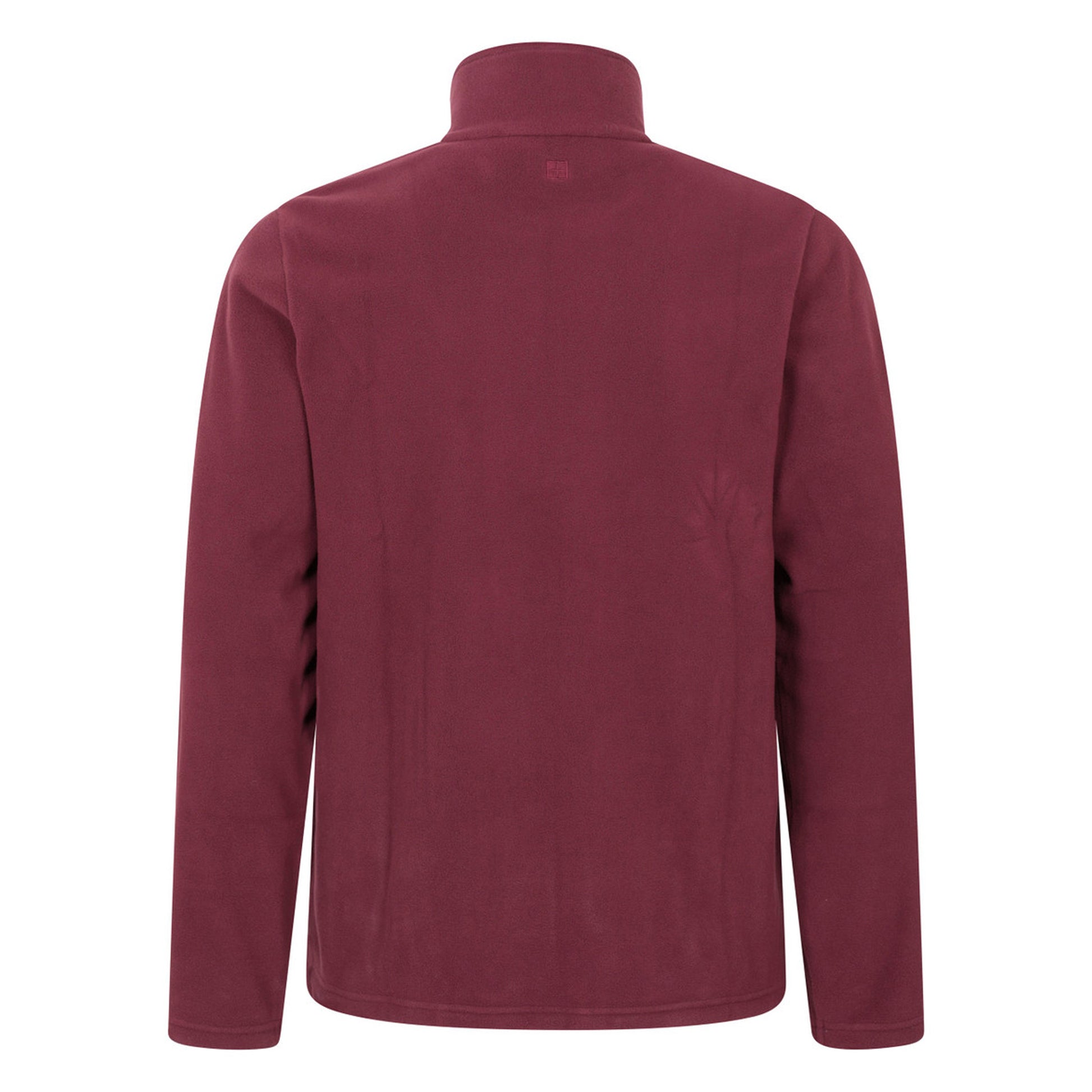 Dark Burgundy - Back - Mountain Warehouse Mens Raso Full Zip Fleece Top