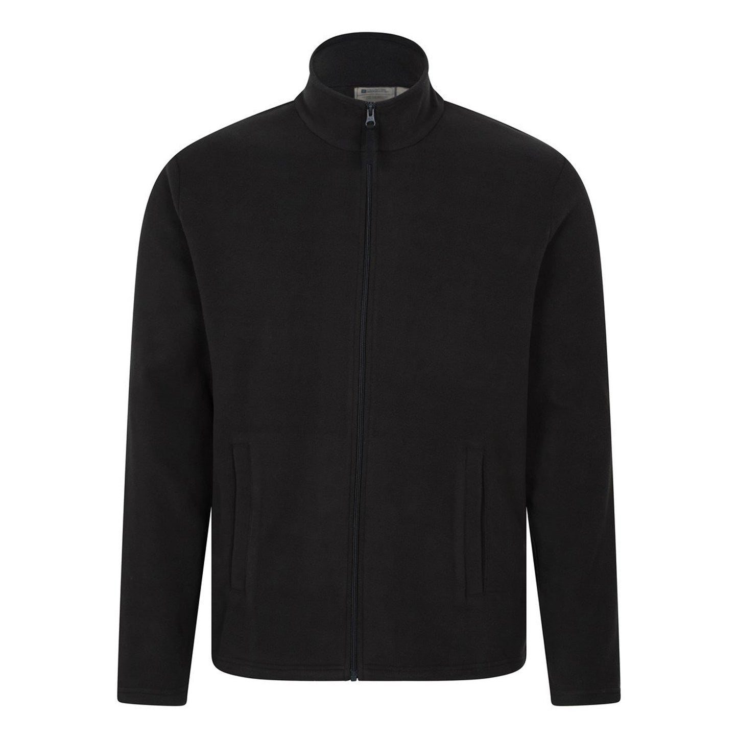 Black - Front - Mountain Warehouse Mens Raso Full Zip Fleece Top
