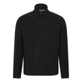 Black - Front - Mountain Warehouse Mens Raso Full Zip Fleece Top