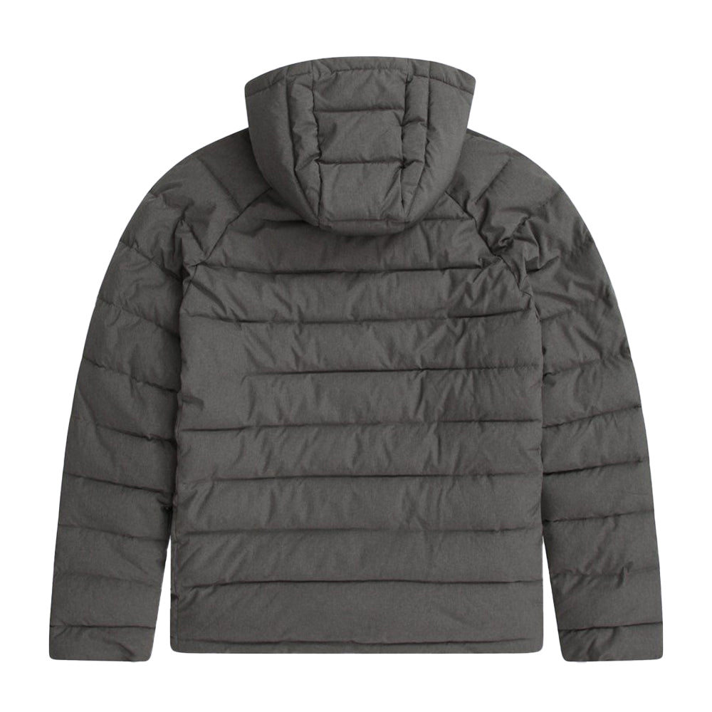 Khaki Green - Back - Animal Mens Light Cloud Cosi Hooded Marl Padded Jacket