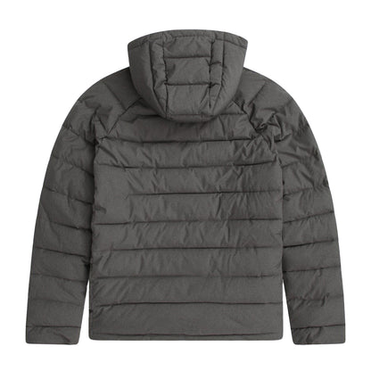 Khaki Green - Back - Animal Mens Light Cloud Cosi Hooded Marl Padded Jacket