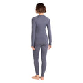 Grey - Lifestyle - Animal Womens-Ladies Merino Wool Long-Sleeved Base Layer Top