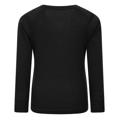 Black - Back - Mountain Warehouse Childrens-Kids Talus Base Layer Top (Pack of 2)