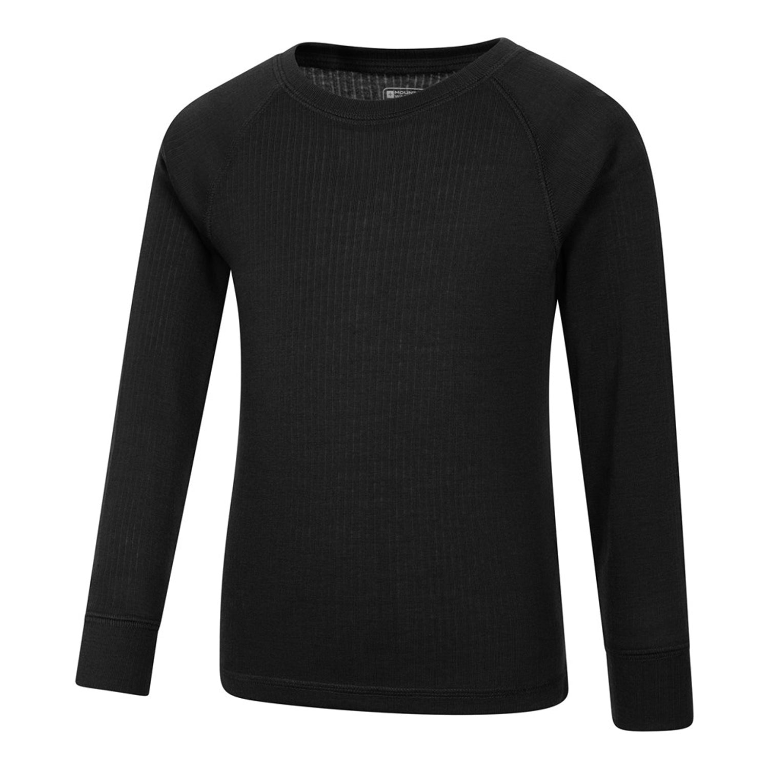 Black - Side - Mountain Warehouse Childrens-Kids Talus Base Layer Top (Pack of 2)