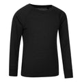 Black - Lifestyle - Mountain Warehouse Childrens-Kids Talus Base Layer Top (Pack of 2)