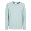 Pale Green - Front - Mountain Warehouse Womens-Ladies Strath Melange Supersoft Sweatshirt