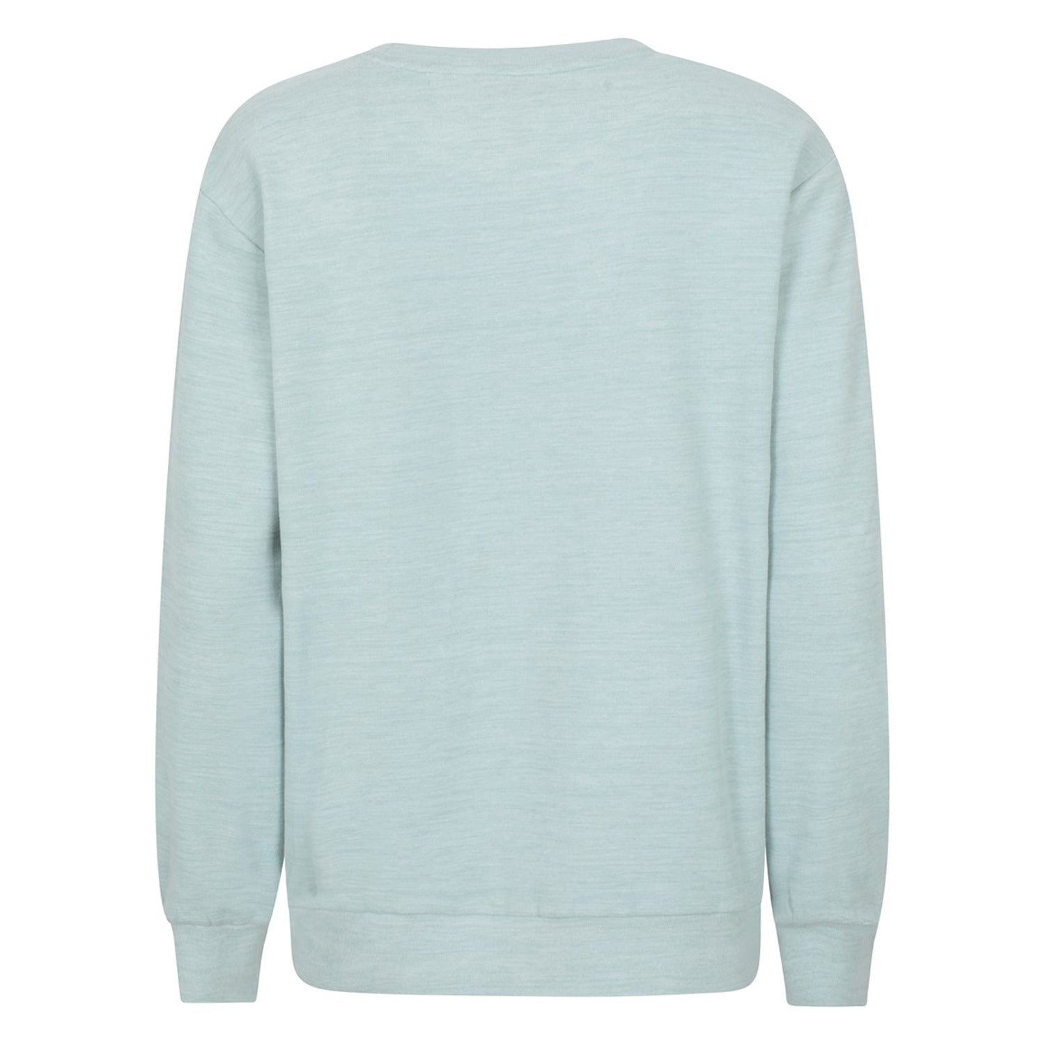 Pale Green - Back - Mountain Warehouse Womens-Ladies Strath Melange Supersoft Sweatshirt