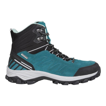 Dark Teal - Front - Mountain Warehouse Womens-Ladies Leather Waterproof Thermal Hiking Boots