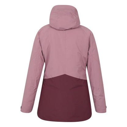 Dusky Purple - Back - Mountain Warehouse Womens-Ladies Alpine Waterproof Padded Ski Jacket
