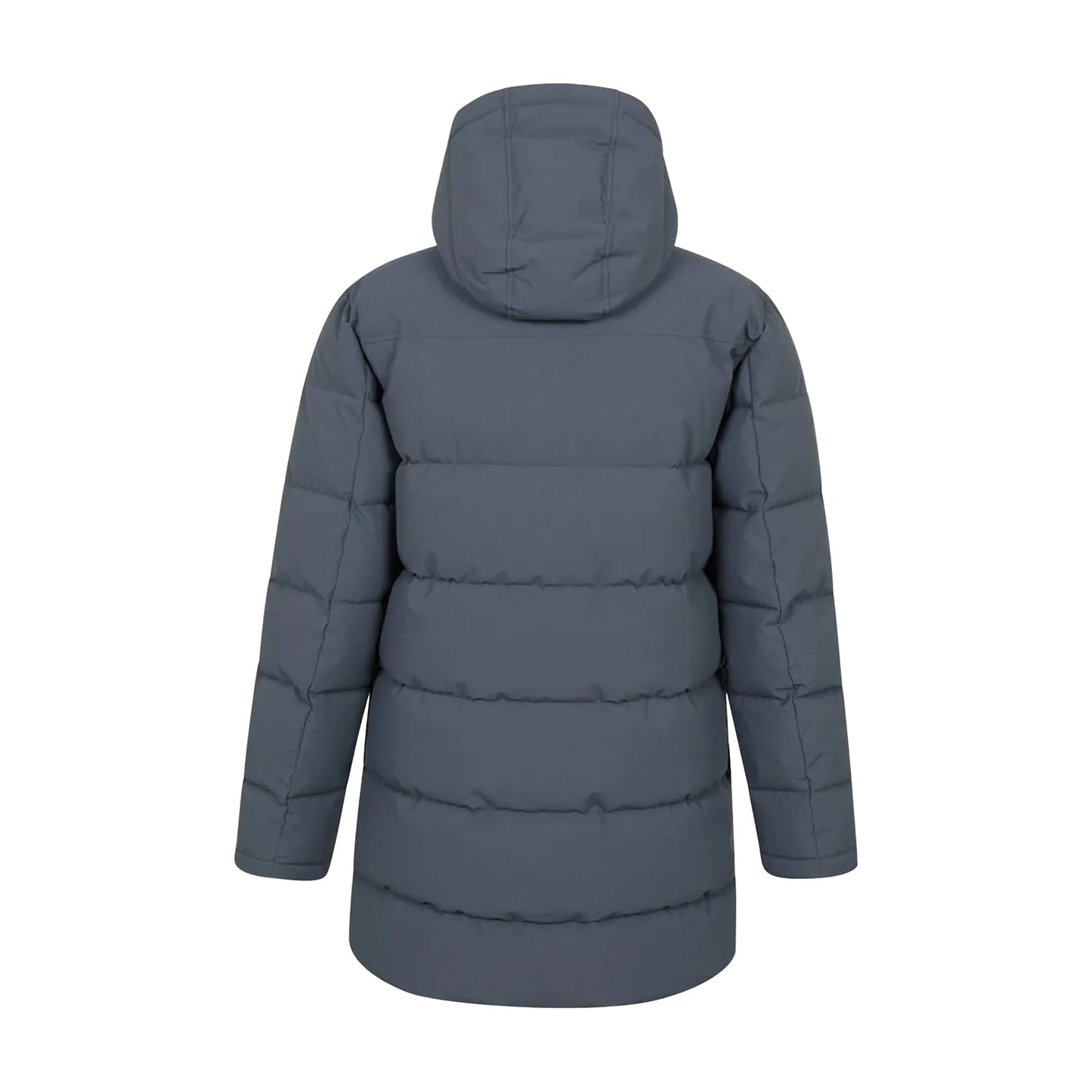 Navy - Back - Mountain Warehouse Mens Digby Long Padded Parka