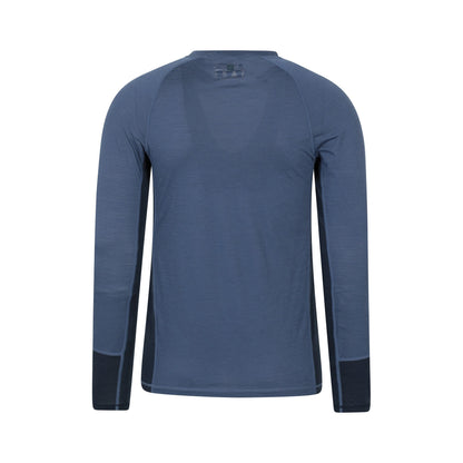 Navy - Back - Mountain Warehouse Mens Long-Sleeved Base Layer Top