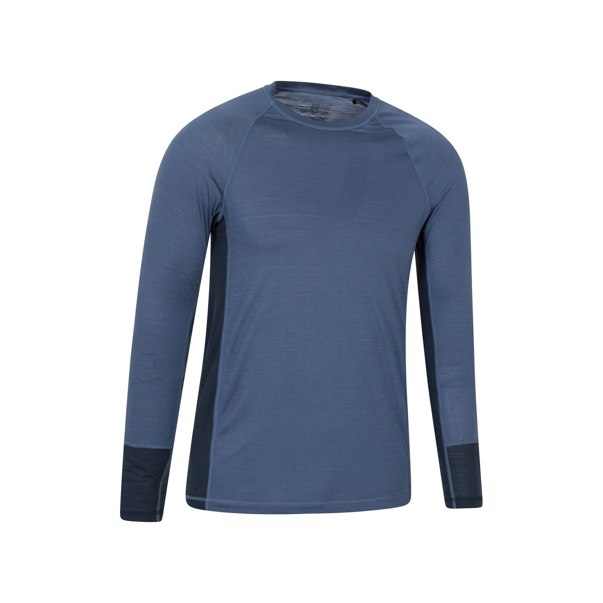 Navy - Side - Mountain Warehouse Mens Long-Sleeved Base Layer Top