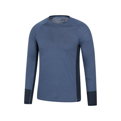 Navy - Lifestyle - Mountain Warehouse Mens Long-Sleeved Base Layer Top