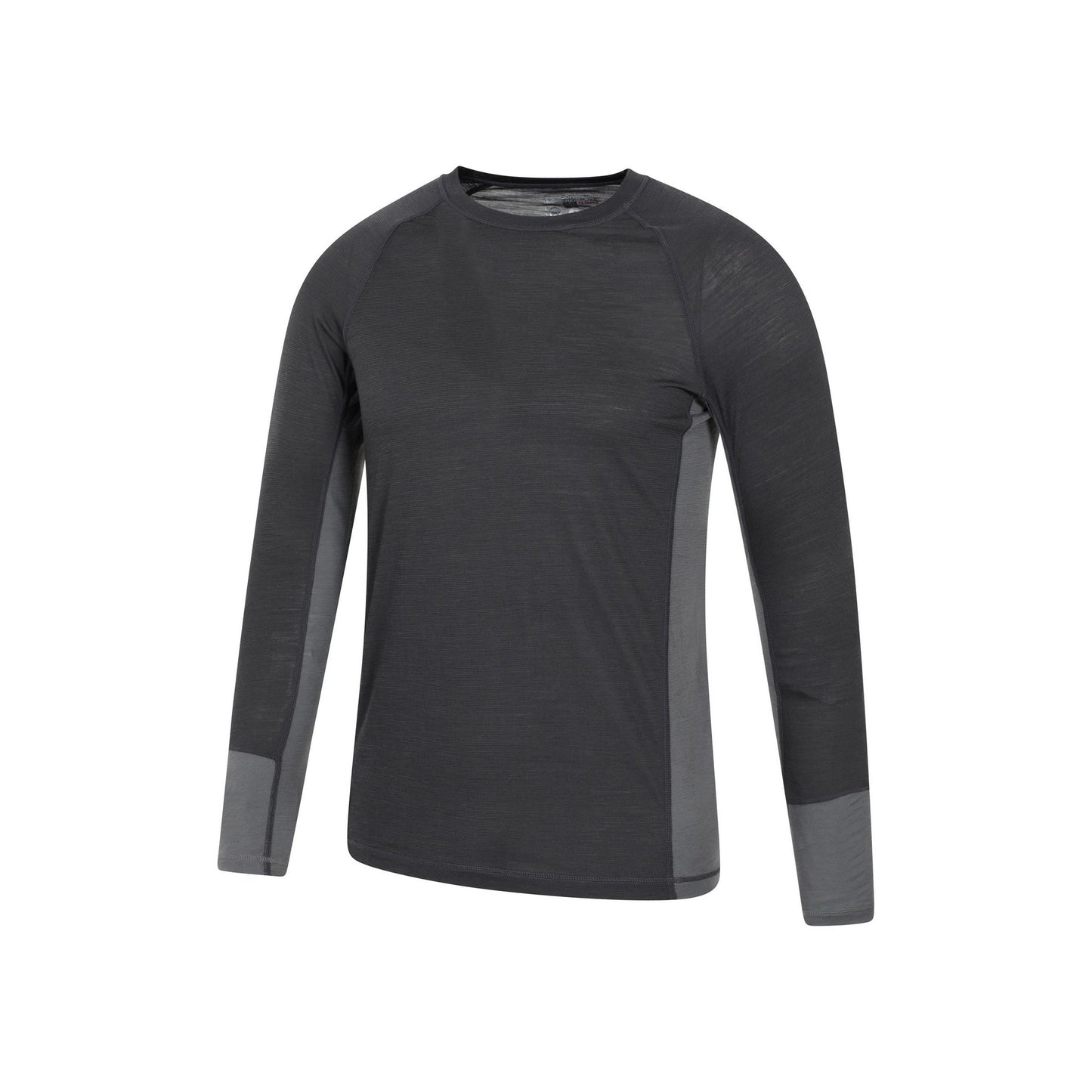 Charcoal - Lifestyle - Mountain Warehouse Mens Long-Sleeved Base Layer Top