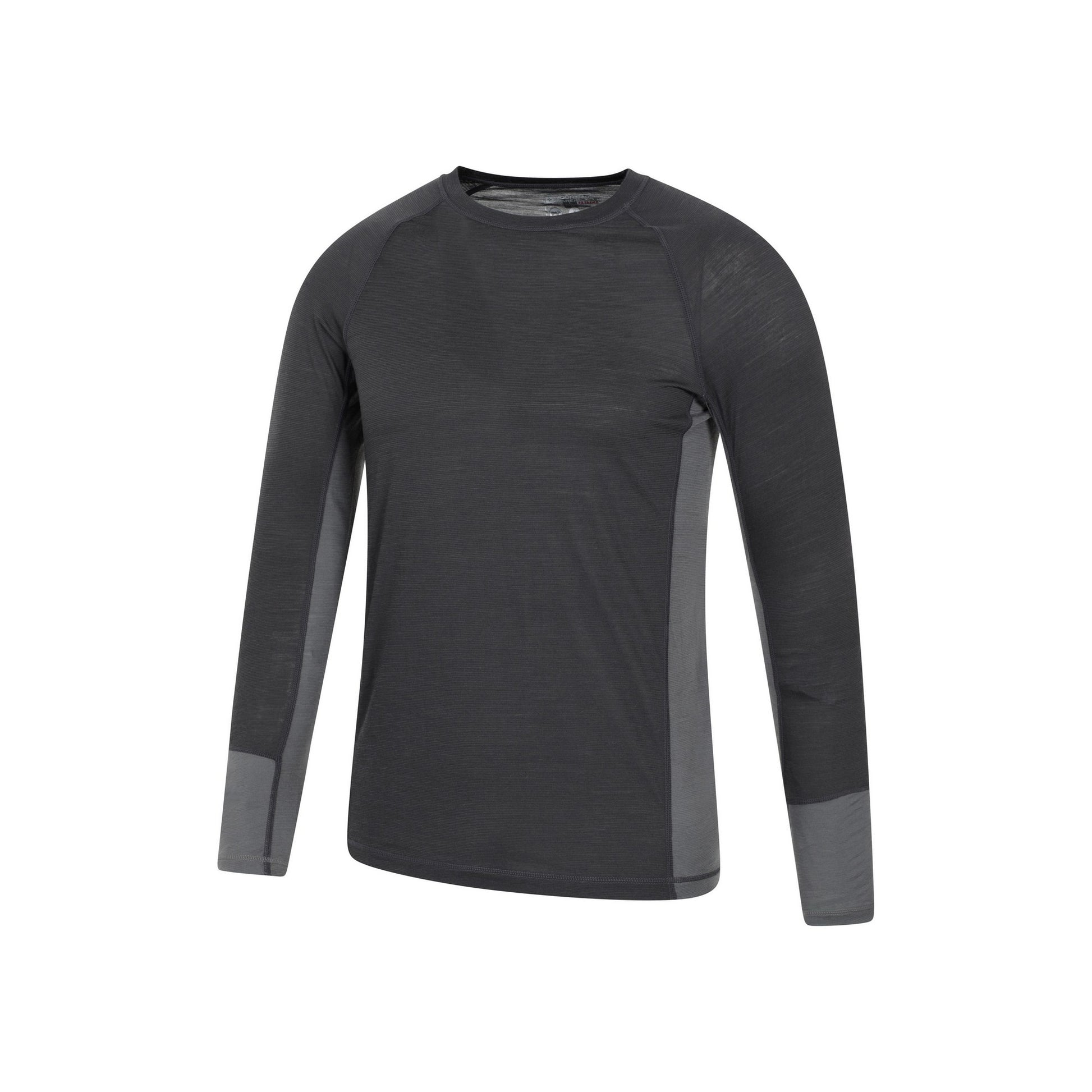 Charcoal - Lifestyle - Mountain Warehouse Mens Long-Sleeved Base Layer Top