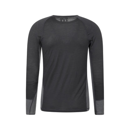 Charcoal - Pack Shot - Mountain Warehouse Mens Long-Sleeved Base Layer Top