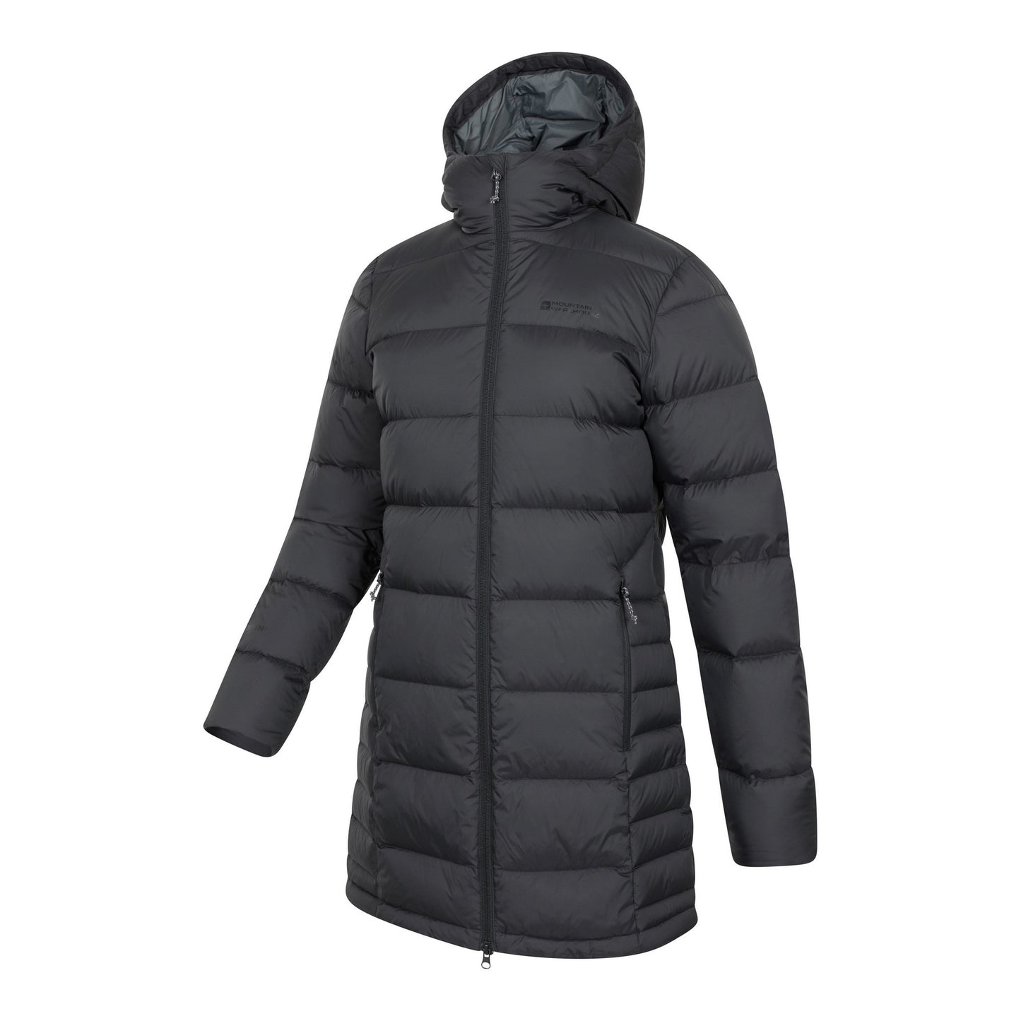 Black - Lifestyle - Mountain Warehouse Womens-Ladies Stratus Extreme Packable Long Down Jacket