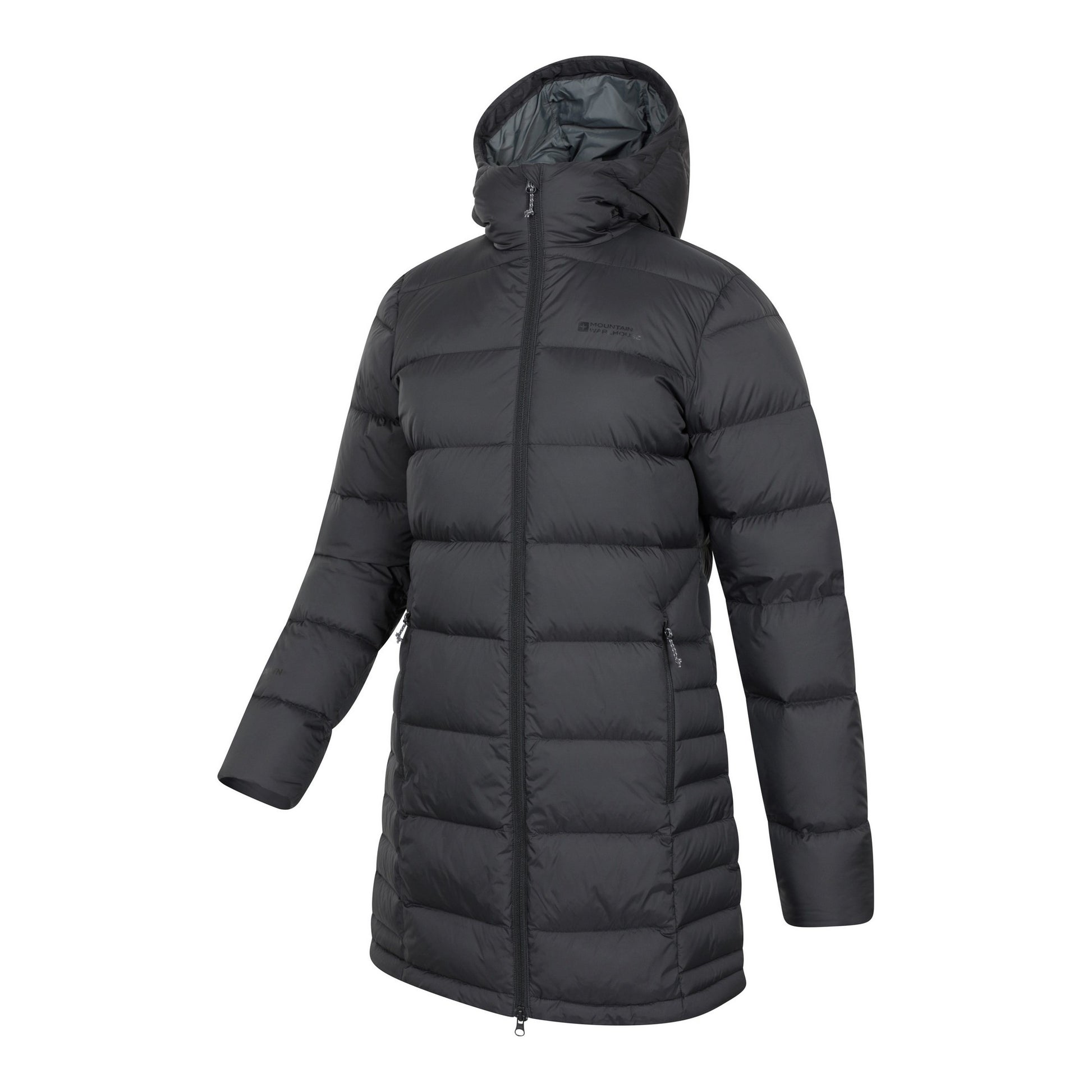 Black - Lifestyle - Mountain Warehouse Womens-Ladies Stratus Extreme Packable Long Down Jacket