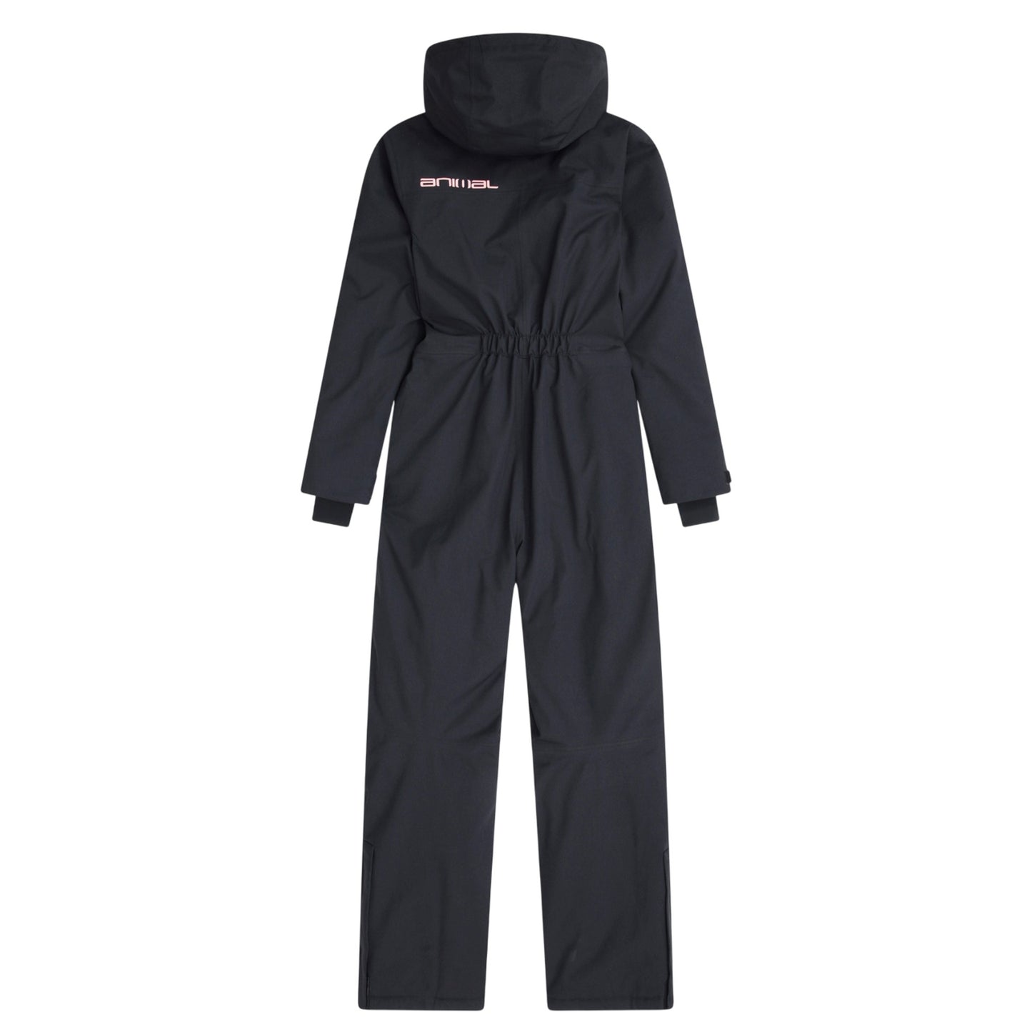 Black - Back - Animal Waterproof Ski Jacket & Trousers