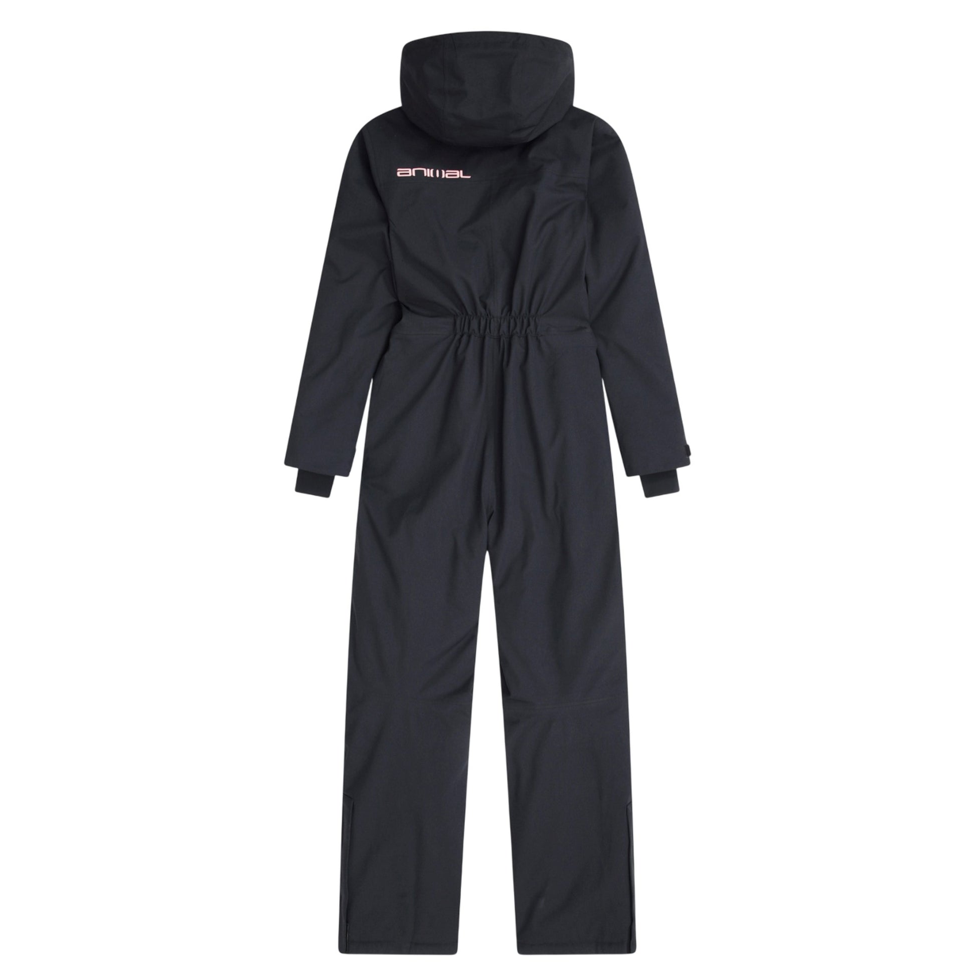 Black - Back - Animal Waterproof Ski Jacket & Trousers