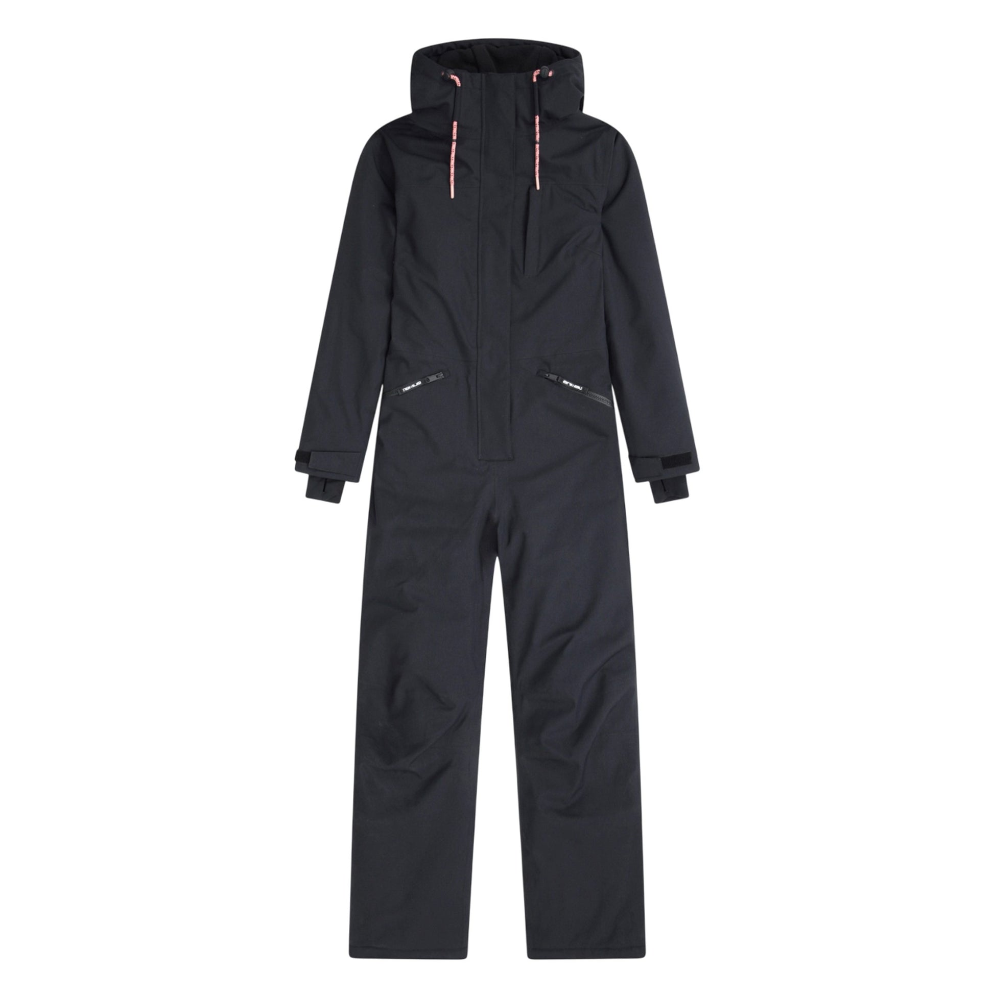 Black - Front - Animal Waterproof Ski Jacket & Trousers
